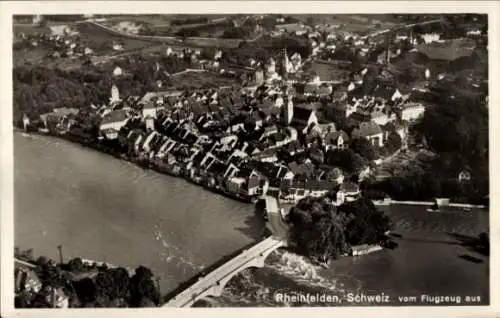 Ak Rheinfelden in Baden, Fliegeraufnahme