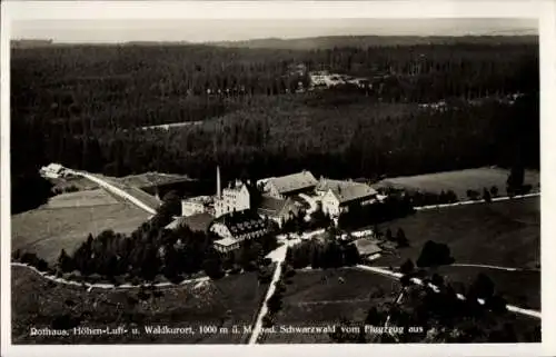 Ak Rothaus Grafenhausen im Schwarzwald, Fliegeraufnahme