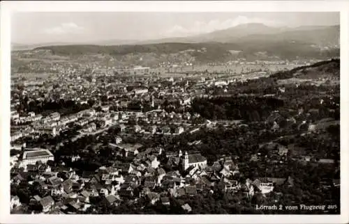 Ak Lörrach in Baden, Fliegeraufnahme