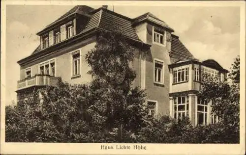 Ak Dresden Loschwitz, Haus Lichte Höhe