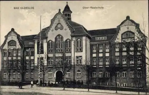 Ak Bad Oldesloe in Holstein, Ober Realschule