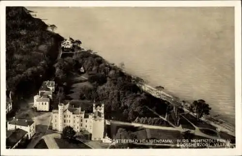 Ak Seebad Heiligendamm Bad Doberan, Burg Hohenzollern, Villen