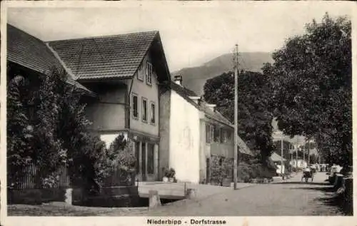 Ak Niederbipp Kanton Bern, Dorfstraße