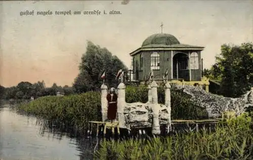 Ak Arendsee in der Altmark, Gustaf Nagels Tempel