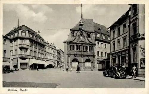 Ak Wittlich in der Eifel, Markt