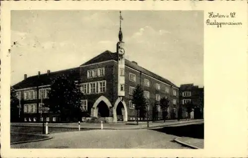 Ak Herten im Ruhrgebiet, Realgymnasium