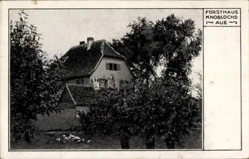 Ak Riedstadt in Hessen, Forsthaus Knoblochsaue