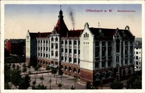 Ak Offenbach am Main Hessen, Mathildenschule