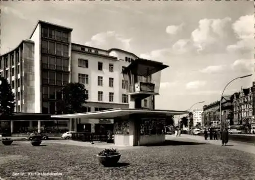 Ak Berlin Charlottenburg, Kurfürstendamm, Uhr, Kiosk