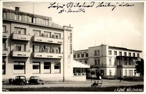 Ak Lázně Bělohrad Bad Bielohrad Neudorf Region Königgrätz, Hotel Urban