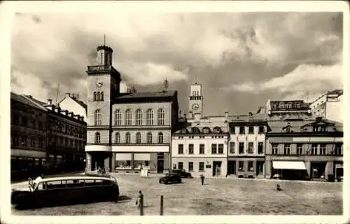 Ak Jablonec nad Nisou Gablonz an der Neiße Region Reichenberg, Masarykovo namesti