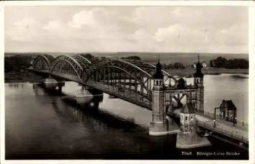 Ak Sowjetsk Tilsit Ostpreußen, Königin Luise Brücke