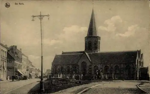 Ak Westflandern, Kirche