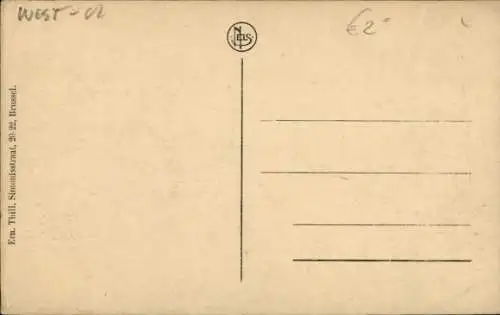 Ak Westflandern, Kirche