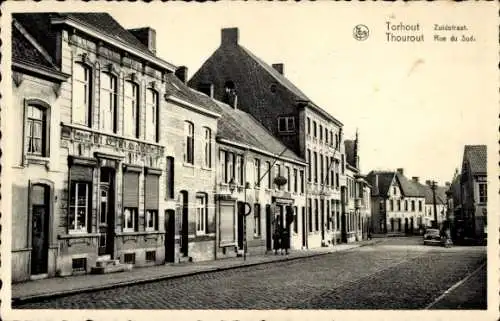 Ak Thourout Torhout Westflandern, Rue du Sud