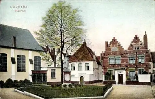 Ak Kortrijk Courtrai Westflandern, Beguinage