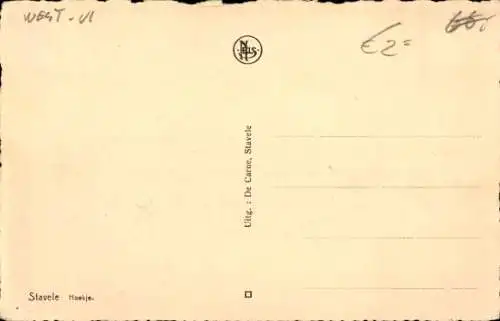 Ak Stavele Alveringem Westflandern, Hoekje