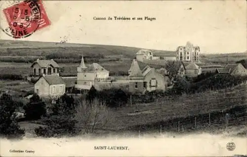 Ak Saint Laurent Épinal Lothringen Vosges, Canton de Trevieres et ses Plages