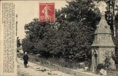 Ak Ménestreau en Villette Loiret, Fontaine Saint Thibault