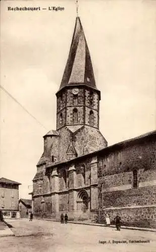 Ak Rochechouart Haute Vienne, Kirche