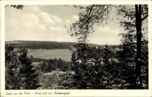 Ak Essen im Ruhrgebiet, Baldeneysee, Panorama