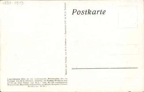 Scherenschnitt Künstler Ak Diefenbach, Per aspera ad astra, Festzug, Teilbild 20