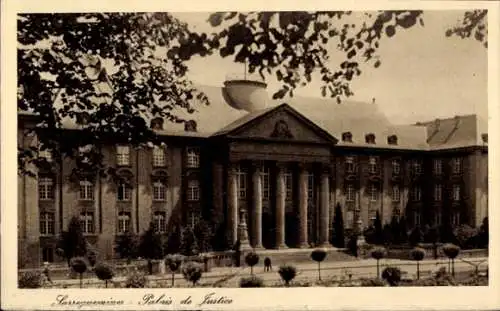 Ak Sarreguemines Saargemünd Lothringen Moselle, Palais de Justice