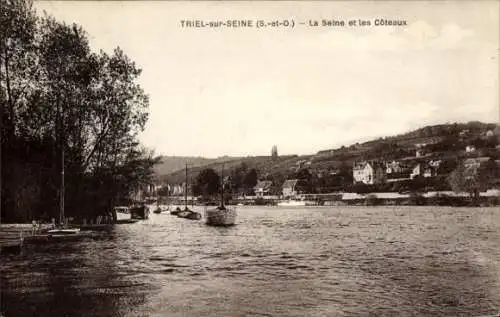 Ak Triel Yvelines, Seine, Coteaux