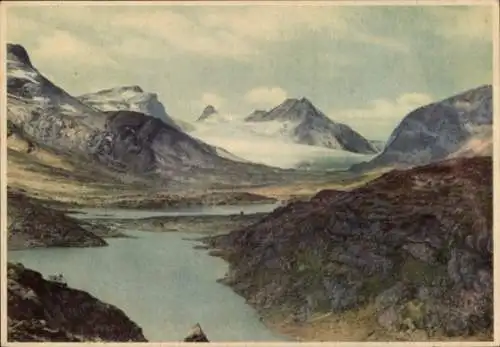 Ak Norwegen, Jotunheimen, Mjolkedalsbreen