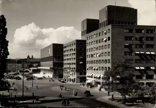 Ak Oslo Norwegen, Tordenskjolds plass