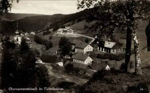 Ak Oberwarmensteinach Warmensteinach in Oberfranken, Gesamtansicht