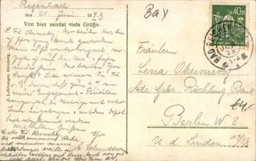 Ak Bad Reichenhall in Oberbayern, Teilansicht