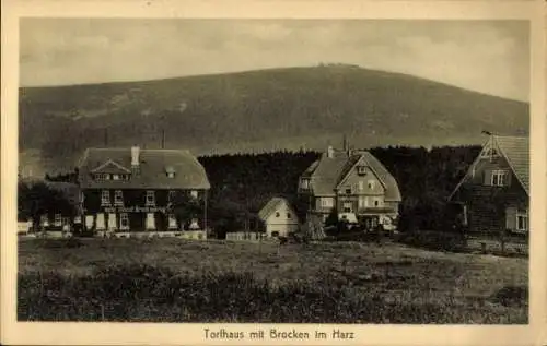 Ak Torfhaus Altenau Schulenberg Clausthal Zellerfeld im Oberharz, Brocken, Hotel Brockenkrug