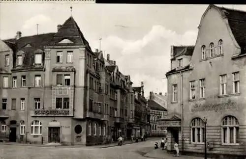 Ak Wurzen in Sachsen, Blick vom Badergraben in die Leninstraße