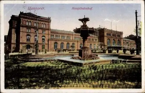 Ak Hannover in Niedersachsen, Hauptbahnhof