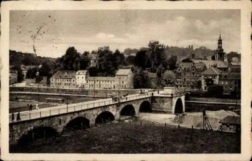 Ak Saarbrücken im Saarland, Alte Brücke