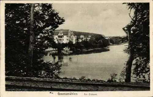 Ak Gremsmühlen Malente in Ostholstein, am Dieksee, Gleise