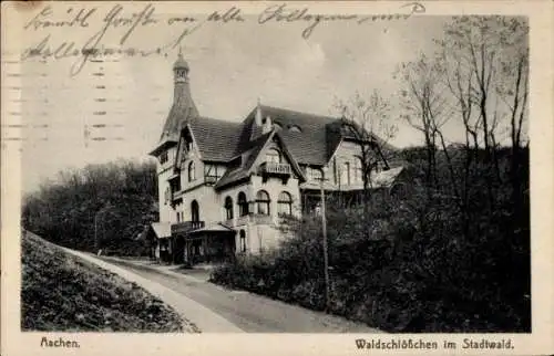 Ak Aachen, Stadtwald, Waldschlösschen