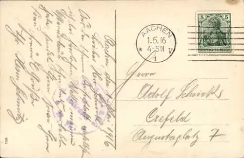 Ak Aachen, Stadtwald, Waldschlösschen