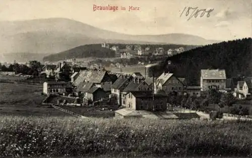 Ak Braunlage im Oberharz, Panorama