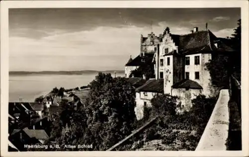 Ak Meersburg am Bodensee, Altes Schloss, Seeblick