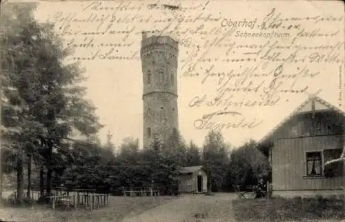 Ak Oberhof im Thüringer Wald, Schneekopfturm