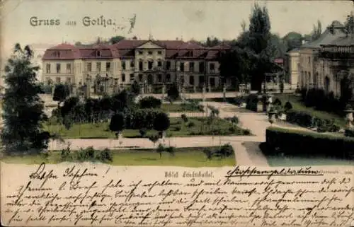 Ak Gotha in Thüringen, Schloss Friedrichsthal