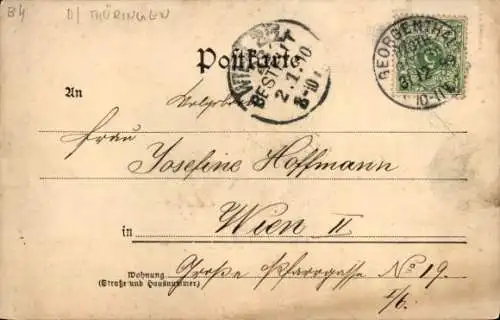 Ak Gotha in Thüringen, Schloss Friedrichsthal