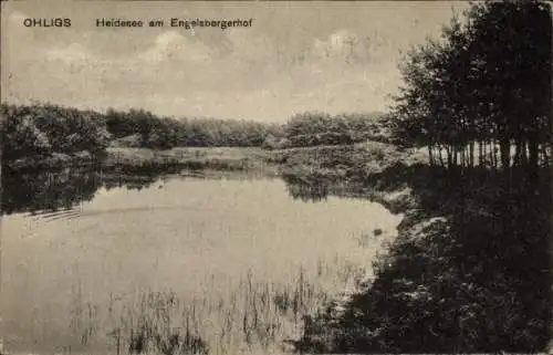 Ak Ohligs Solingen Bergisches Land, Heidesee am Engelsbergerhof