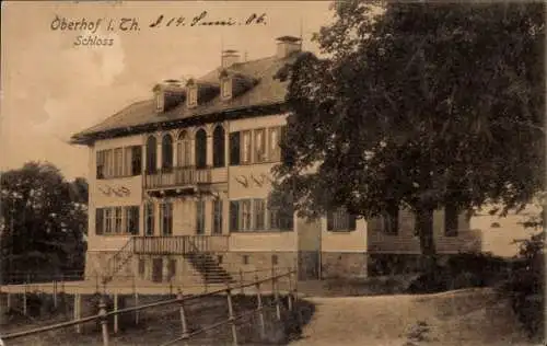 Ak Oberhof im Thüringer Wald, Schloss