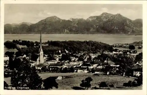 Ak Prien am Chiemsee Oberbayern, Panorama