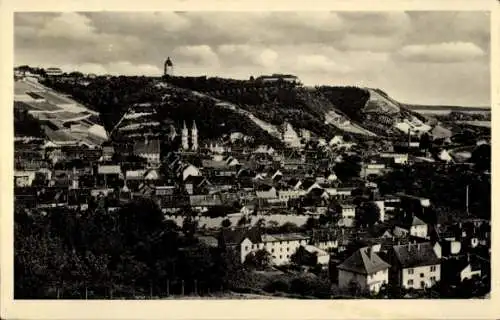 Ak Freyburg an der Unstrut, Gesamtansicht, Blick vom Schweigenberg