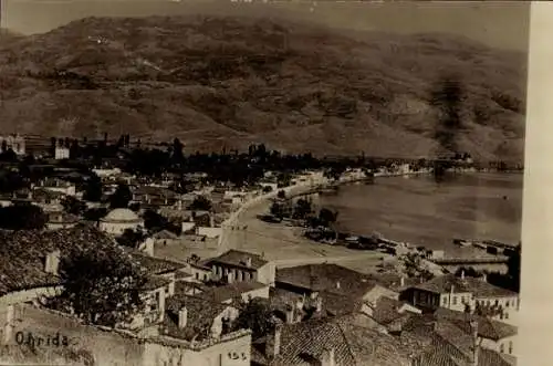 Foto Ak Ohrida Ohrid Mazedonien, Gesamtansicht