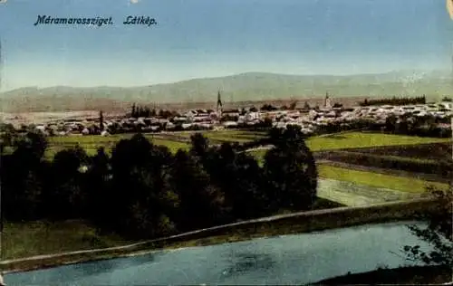 Ak Sighetu Marmației Marmaroschsiget Máramaros sziget Rumänien, Panorama